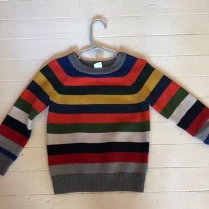 Striped boys sweater